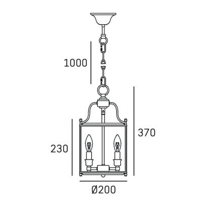 NEW YORK lampa wisząca 3PŁ Cosmo Light